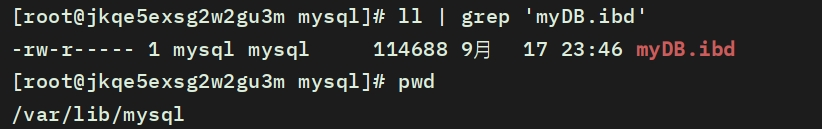 创建使用表空间